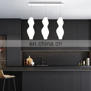 Plastic Shade Designer Modern Indoor Pendant Lighting Hanging Lamp For Home thumbnail-5