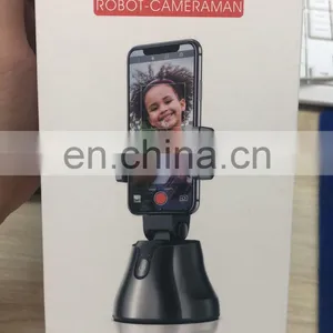Smart Selfie Stick Stand 360 Rotation Auto Face Tracking Selfie Tracking Holder Smartphone Holder For Photo Vlog Live Video thumbnail-4