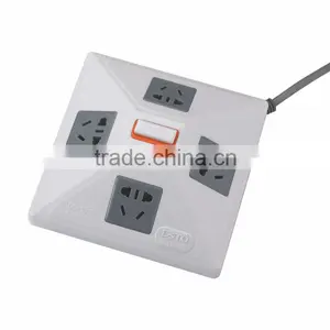 Best Humanized Design Pyramid-shaped Extension Sockets With a Indicator Light thumbnail-1
