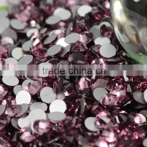 Wholesale Beads Light Amethyst Flatback Non Hotfix Rhinestones thumbnail-6