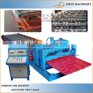 Trapezoidal Wall & Roof Sheets Cold Forming Machine/Metal Tiles Cold Stamping Machine thumbnail-6