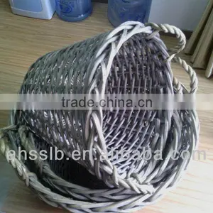 Wholesale Cheap Classic Willow Firewood Basket thumbnail-4