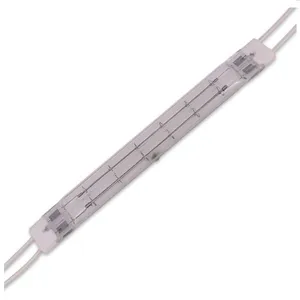 OYATE Quartz Infrared Halogen Heat Lamp 775mm 2200w Half White Twin Tube Heat Lamps thumbnail-5