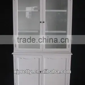 4-door Bookcase/kitchen Pantry Cabinet/ Cupboard Storage Shelves thumbnail-1