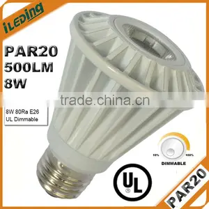 PAR20 Dimmable LED Flood Light Bulb 8Watts 500lm UL Listed 3 Years Warranty thumbnail-1