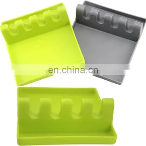Durable Hot Selling Utensil Spatula Holder Silicone Spoon Rest thumbnail-4