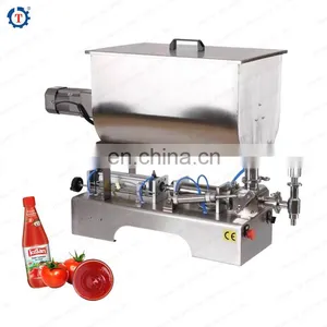 Automatic Date Mustard Peanut Butter Paste Filling Packing Machine With Pouch thumbnail-1