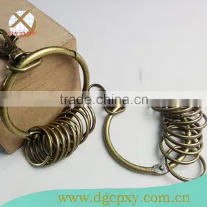 Ladies Handbag Antique Brass Key Ring for Cellphone Bag thumbnail-1