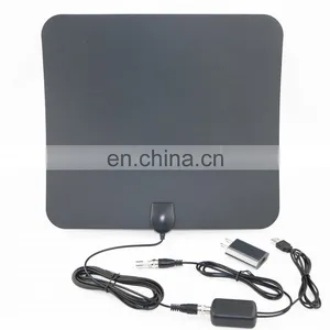 50 Miles Amplified HDTV Digital Indoor UHF Antenna With Coax Cable thumbnail-1