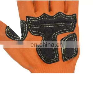 High Quality Knife Cut Resistant Protection Oilfield Construction Work Safety Impact Gloves thumbnail-4