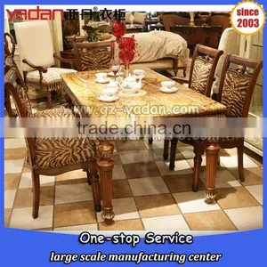 Modern Luxury Solid Wood Artificial Stone Dining Table Made in China thumbnail-3