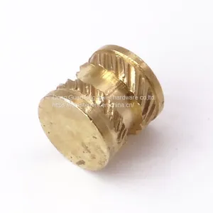 Custom Brass Melt Insert Knurled Nut thumbnail-2