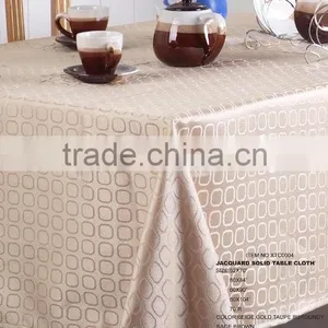 1PC 100% Polyester Damask Table Cloth thumbnail-1