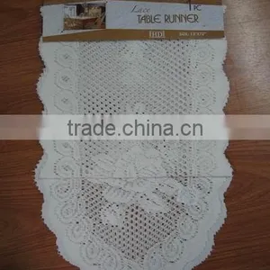 Wholesale Cheap White Lace Polyester Table Runner thumbnail-1