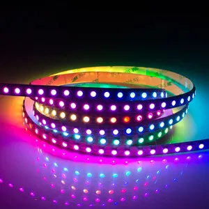SK6812 RGB Strip LC8812 60LED Lights 18W/M Full Color Dreamful Flexible LED Strip Light thumbnail-1