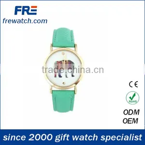 New Promotional pu Leather Wrist Watch for Women Cheap Fashion Womens Watch thumbnail-6