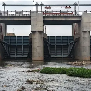 Arc Gate Channel Steel Gate, Plan Steel Gate, Hydraulic Engineering Channel Gate, Manual and Electric Valves thumbnail-2