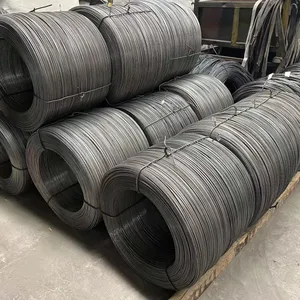 SAE1006 / SAE1008 / Q235 Hot Rolled Low Carbon / 5.5 mm / 6.5 mm Hot Rolled/Surface Phosphating/Coating Oil Steel Wire Rod thumbnail-5