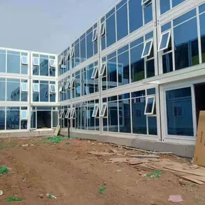 Cangzhou: Build Rock Wool Fireproof Movable Houses and Color Steel Houses for Workers' Accommodation on Construction Sites. Provide Temporary Houses, Container Houses, and Barriers in Yanshan Development Zone thumbnail-1