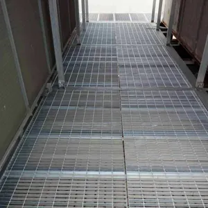 Factory Direct Supply Hot Dip Galvanized Steel Grating Heavy Duty Welded Metal Bar Grating for Industrial Floor and Trench thumbnail-5