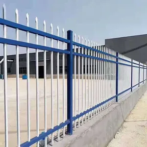 Galvanized Wrought Iron Ornamental Fencing for Garden Decoration and Metal Edging thumbnail-1