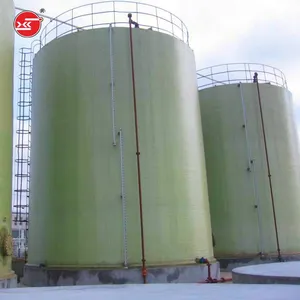 Natriumhypochlorit-Speichertank, Fiberglas-Speichertank für 31%ige Salzsäure, Speichertank für verdünnte Schwefelsäure und Kreislauftank thumbnail-4