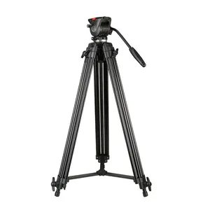 Chinese Hot Sell NT-777 Professional Fluid Head 1.8m Aluminum Alloy Heavy Duty Camera Tripod thumbnail-1