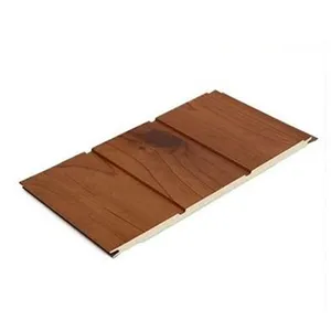 Multi Pattern Metal Decorative Sandwich Panel Wood Brick Grain Insulated Metal Siding Exterior Wall Thermal Insulation Cladding thumbnail-1