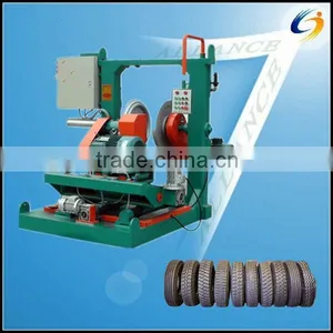 Used Tyre Retreading Machine/Inflated Tyre Grinding Machine thumbnail-1
