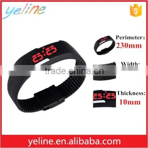 Factory Sell Water-proof Silicone Watch for Pupil Teenage, Man's Led Watch thumbnail-2