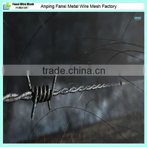 Galvanized Steel Coiled Bulk Barbed Wire thumbnail-1