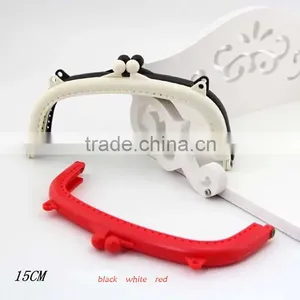 New Plastic Scew Diy Purse Frame Bag Frame With Loop Clutch Bag Frames thumbnail-1