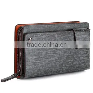 Big Size Design Your Own Wallet Genuine Leather Phone Card Hand Wallet thumbnail-4