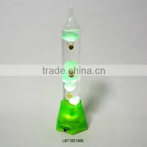 12 Inches High Galileo Thermometer 7 Balls thumbnail-6