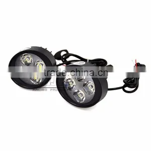 BJ-SPL-007 Universal 5W Black Motorcycle LED Spot Light for Street Bike thumbnail-2