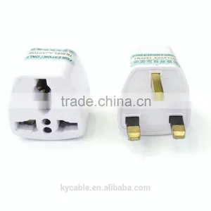 High Quality Universal 3 Flat Plug Socket Portable Adapter for Travel / Computer /laptop /camera thumbnail-1