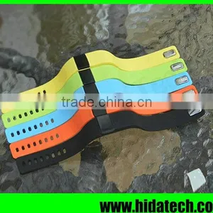 Hot Selling Fashion Smart Stainless Steel LED Bracelet Wristband Pedometer for Promotion Gifts thumbnail-6