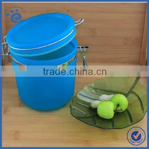 Colored Plastic Airtight Coffee Tea Sugar Canister Sets thumbnail-2