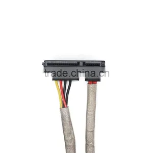 90 Degree 7+15 Pin HDD to 4 Pin Power Cable to 7pin Function of Sata Cable Antistatic Shielding thumbnail-4