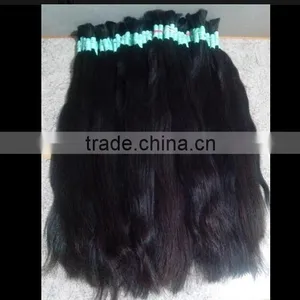 Express Factory Price Human Hair Brazilian Bulk Hair Extensions Without Weft thumbnail-1