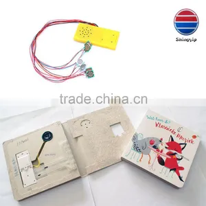2016 Customized Hardcover Sound Chip Audio Board Book for Kids thumbnail-5