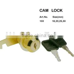 Cast Iron Lock Double Lock Furniture Drawer Locks Cash Drawer Lock Double Hole Cord Lock thumbnail-1