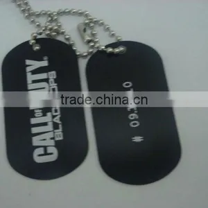 High Quality Black Anodized Metal Dog Tag thumbnail-1
