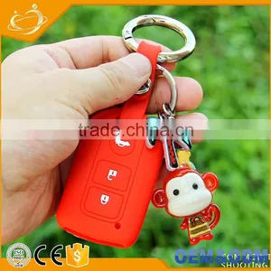 3BTN Car Silicone Key Cover Shell Fit For Toyota Camry Highlander Prado Yaris thumbnail-3