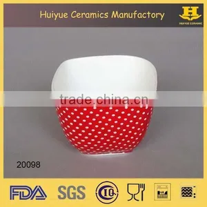 Ceramic Square Cake Bowl, Cake Cup, Color Cake Mould thumbnail-4