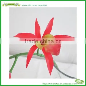Plastic Artificial Flower Wholesale Artificial Polyester Flower thumbnail-2