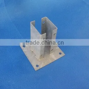 Metal Brackets Pole Anchor for Wood Posts thumbnail-1