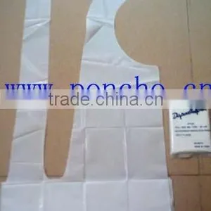 PE Disposable Waterproof Apron /Cape/work Apron/hair Apron thumbnail-1