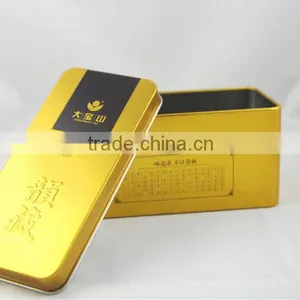 Rectangular Tin Tea Can thumbnail-1