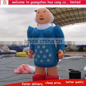 Realistic Inflatable Cartoon Characters, Inflatable Grandpa Model, Inflatable Character Model thumbnail-3